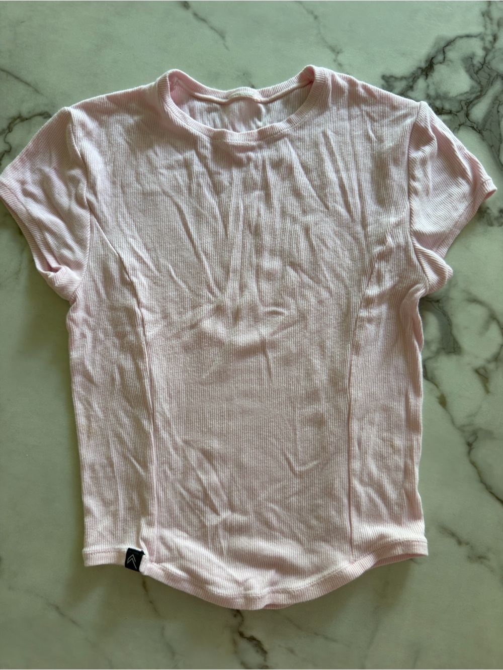 Oner Active Mellow Rib Mid T-Shirt Ballet Pink Size S